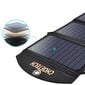 Choetech Foldable Solar Charger 19W 2x USB 2,4A black (SC001) kaina ir informacija | Atsarginiai maitinimo šaltiniai (power bank) | pigu.lt