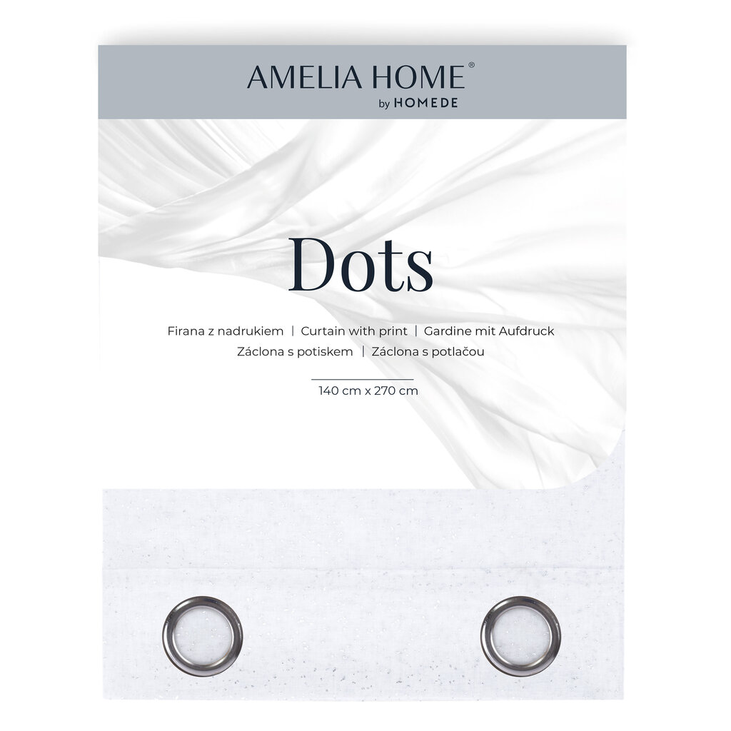 AmeliaHome užuolaida Dots kaina ir informacija | Užuolaidos | pigu.lt