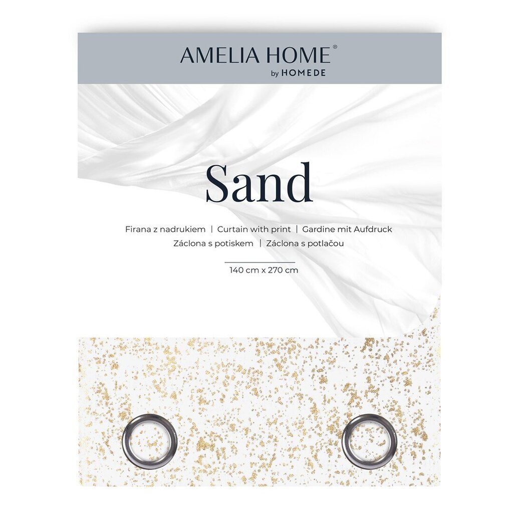AmeliaHome užuolaida Sand kaina ir informacija | Užuolaidos | pigu.lt