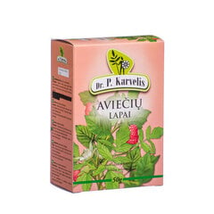 Aviečių lapų arbata Dr. P. Karvelis, 50 g kaina ir informacija | Arbatos ir vaistažolės | pigu.lt