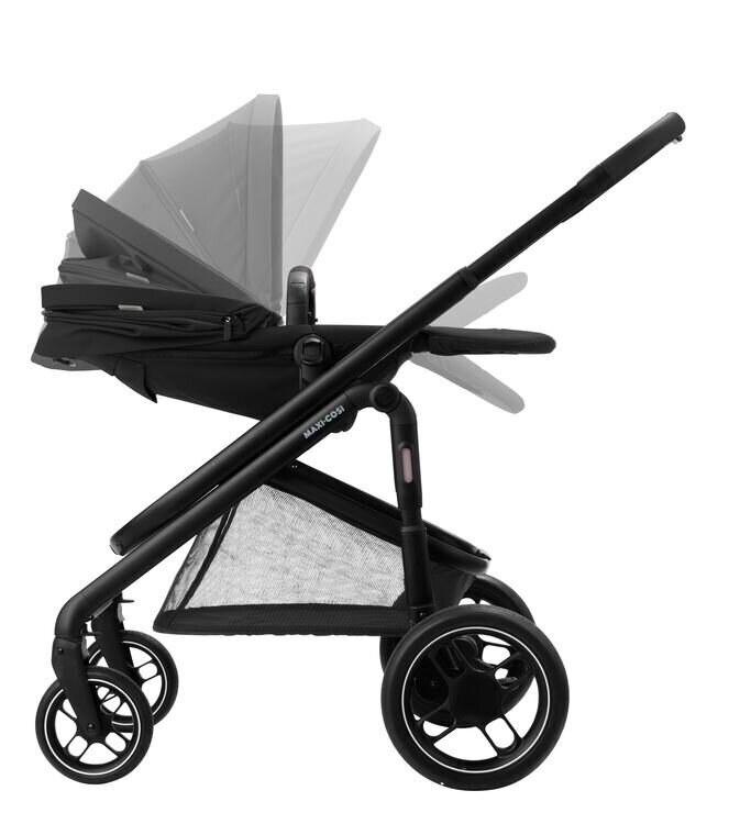 Universalus vežimėlis Maxi-Cosi Plaza +, Essential Black kaina ir informacija | Vežimėliai | pigu.lt