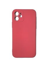 Cиликоновый чехол Hallo Soft Silicone для Apple iPhone 12, красный цена и информация | Чехлы для телефонов | pigu.lt