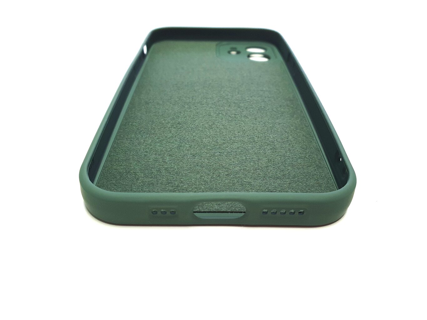 Telefono dėklas Hallo Soft Silicone, skirtas Apple iPhone 12 mini, žalias kaina ir informacija | Telefono dėklai | pigu.lt