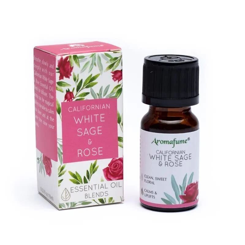 Eterinis aliejus Aromafume White Sage Rose, 10 ml kaina ir informacija | Eteriniai, kosmetiniai aliejai, hidrolatai | pigu.lt