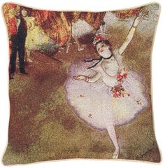 Dekoratyvinis pagalvėlės užvalkalas Signare Edgar Degas Ballerina kaina ir informacija | Dekoratyvinės pagalvėlės ir užvalkalai | pigu.lt