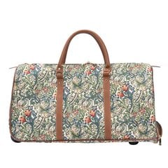Дорожная сумка на колесиках для женщин Signare Golden Lily цена и информация | Чемоданы, дорожные сумки  | pigu.lt