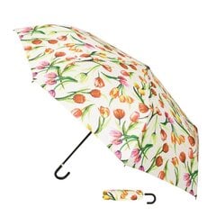 Зонтик с изогнутой ручкой Signare Tulip White цена и информация | Женские зонты | pigu.lt