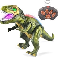 Dinozauras robotas su šviesos ir garso efektais kaina ir informacija | Žaislai berniukams | pigu.lt