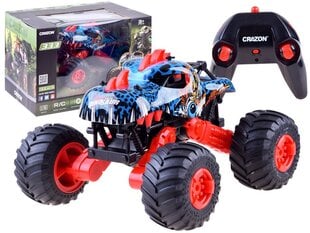 Nuotoliniu būdu valdomas sunkvežimis Monster DINO 4x4 raudonas kaina ir informacija | Žaislai berniukams | pigu.lt