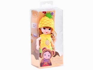 Raktų pakabukas - vaisių lėlė ananasiukė kaina ir informacija | Žaislai mergaitėms | pigu.lt