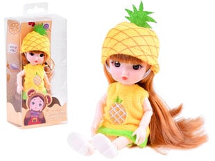 Брелок - фруктовая кукла ананас цена и информация | Игрушки для девочек | pigu.lt
