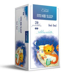 Arbata Fito Kid Sleep Emili, 20x1.5 g цена и информация | Чаи и лекарственные травы | pigu.lt