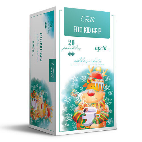 Arbata Fito Kid Grip Emili, 20x1.5 g kaina ir informacija | Arbatos ir vaistažolės | pigu.lt