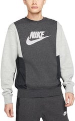 Мужской джемпер Nike Nsw Hybrid Flc Crew Grey DJ5075 032/2XL цена и информация | Мужские толстовки | pigu.lt