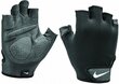 Treniruošių pirštinės NikeEssential Fitness Gloves Black NLGC5 kaina ir informacija | Vyriški šalikai, kepurės, pirštinės | pigu.lt
