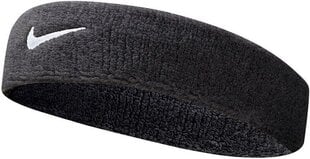 Повязка на голову Nike Swoosh Headband Black NNN07 010 цена и информация | Мужские шарфы, шапки, перчатки | pigu.lt