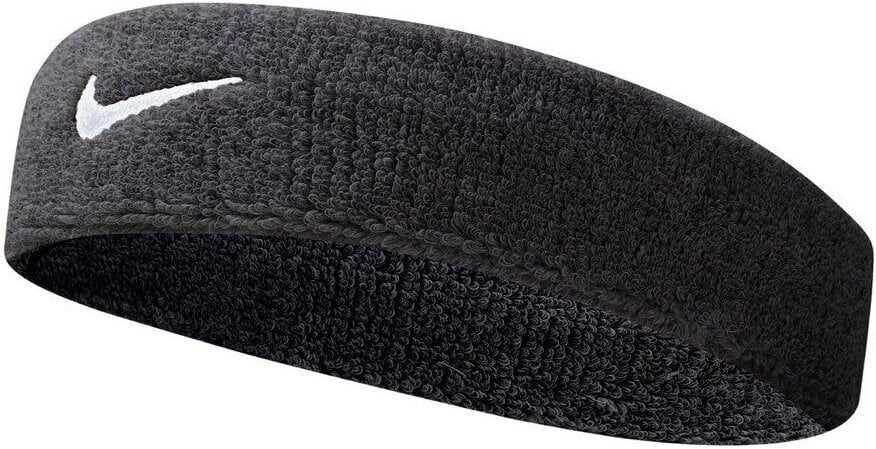 Galvos juosta Nike Swoosh Headband Black NNN07 цена и информация | Vyriški šalikai, kepurės, pirštinės | pigu.lt