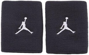 Hарукавье Nike Jordan Jumpman Wristbands Black JKN01 010 цена и информация | Товары для большого тенниса | pigu.lt