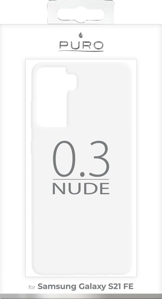 Puro 03 Nude, skirtas Samsung Galaxy S21 Fe, skaidrus kaina ir informacija | Telefono dėklai | pigu.lt