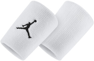 Raiščiai riešui Nike Jordan Jumpman Wristbands White JKN01 kaina ir informacija | Nike Rakečių sportas | pigu.lt