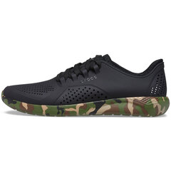 Laisvalaikio batai vyrams Crocs™ LiteRide Printed Camo Pacer Men's 146606, juodi kaina ir informacija | Vyriški batai | pigu.lt