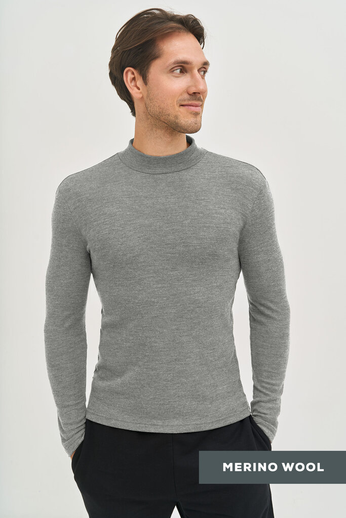 Marškinėliai vyrams Utenos trikotažas, pilki цена и информация | Vyriški marškinėliai | pigu.lt
