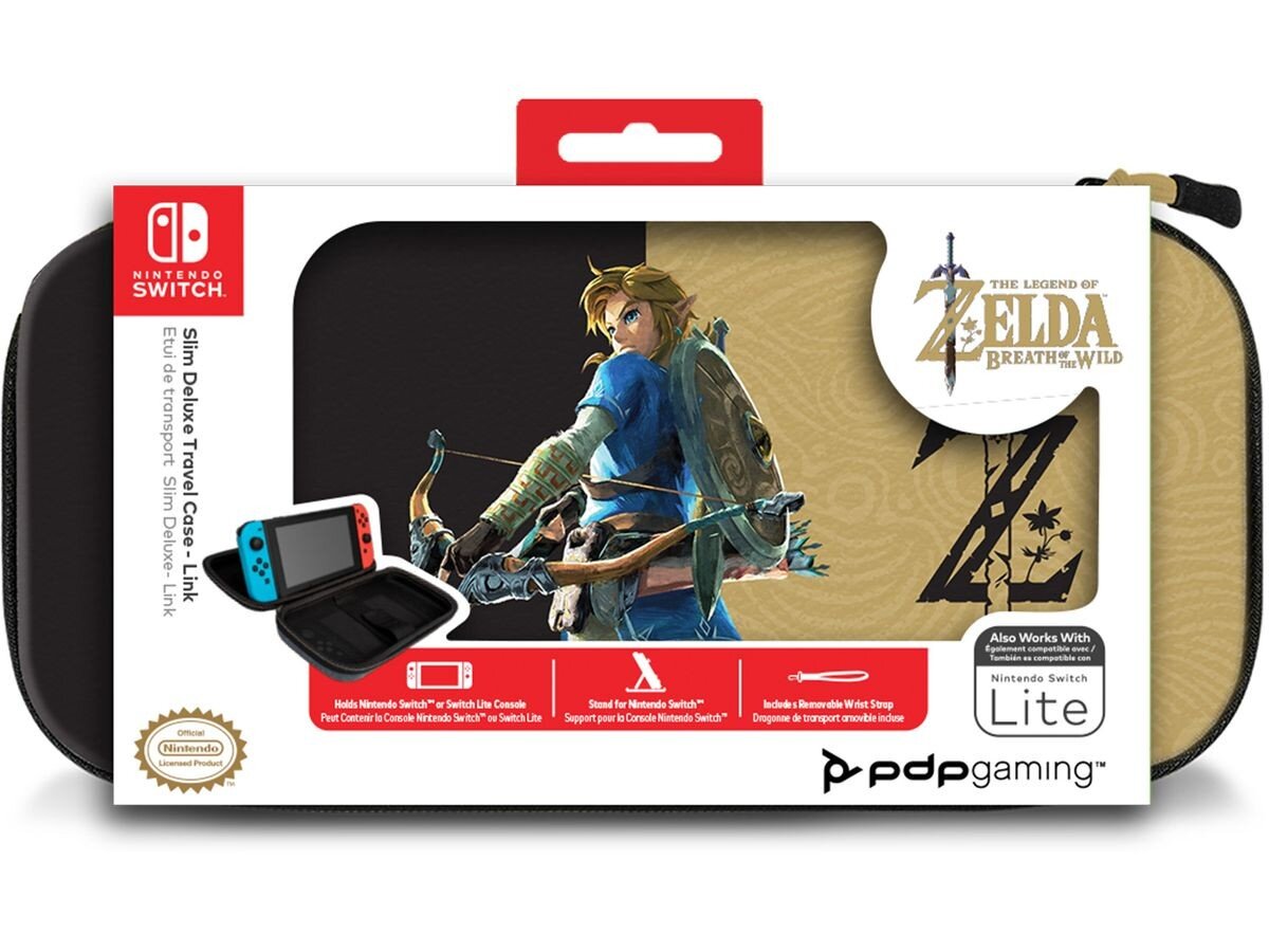 PDP Nintendo Switch Slim Travel Deluxe Case Zelda Breath of the Wild цена и информация | Žaidimų kompiuterių priedai | pigu.lt