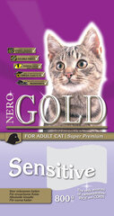 Nero Gold Cat Sensitive для стерилизованных и кастрированных кошек с ягненком, 2.5 кг цена и информация | Сухой корм для кошек | pigu.lt