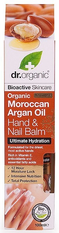 Natūralus rankų ir nagų balzamas Dr. Organic Moroccan Argan Oil 100 ml цена и информация | Kūno kremai, losjonai | pigu.lt