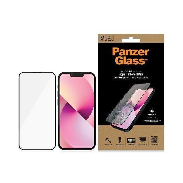 Apsauginis stiklas PanzerGlass E2E Microfracture, skirtas iPhone 13 Mini цена и информация | Apsauginės plėvelės telefonams | pigu.lt