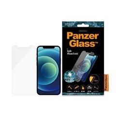 Apsauginis stiklas PanzerGlass Pro Standard Super+ iPhone 12 Mini kaina ir informacija | Apsauginės plėvelės telefonams | pigu.lt