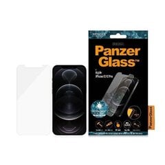 Защитная пленка PanzerGlass Pro Standard Super + iPhone 12/12 Pro, антибактериальная цена и информация | Защитные пленки для телефонов | pigu.lt