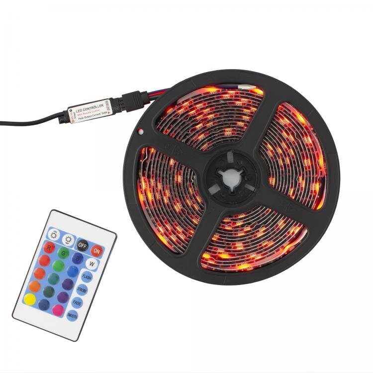 LED juosta White Shark LED-05 RGB, 5 m kaina ir informacija | LED juostos | pigu.lt