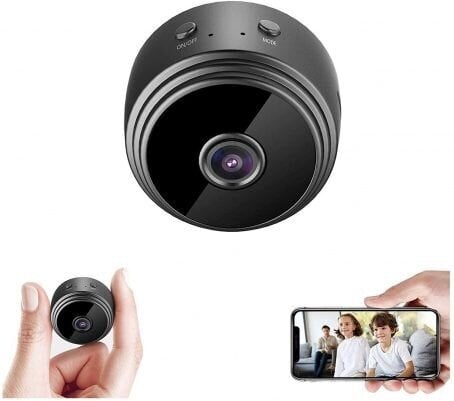 Mini belaidė vaizdo stebėjimo kamera Wifi kaina ir informacija | Stebėjimo kameros | pigu.lt
