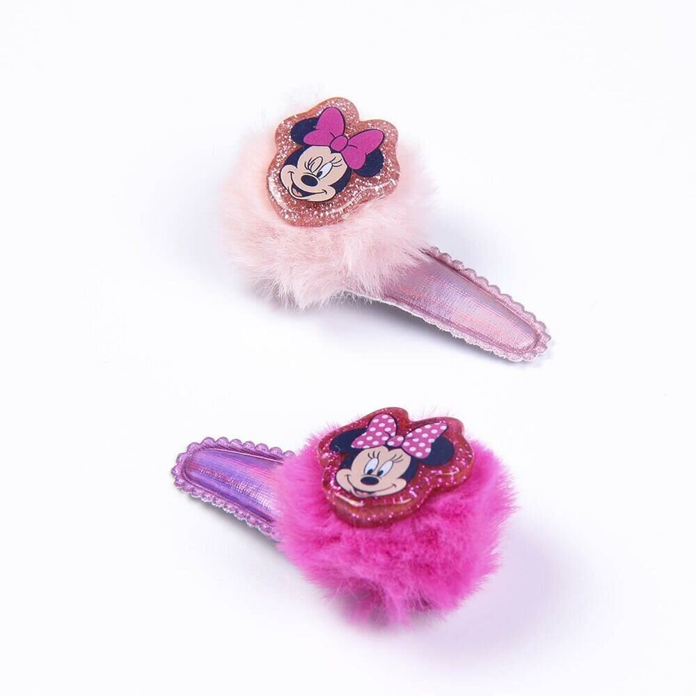 Plaukų papuošalai Minnie Mouse Rožinė (8 vnt.) kaina ir informacija | Aksesuarai vaikams | pigu.lt