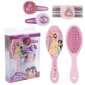 Plaukų papuošalai Princess, rožinės spalvos (8 vnt.) kaina ir informacija | Šepečiai, šukos, žirklės | pigu.lt
