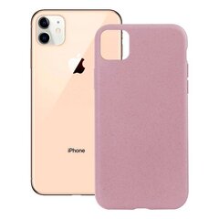 Чехол для мобильного телефона iPhone 12 Mini Ksix Eco-Friendly: Цвет - Розовый цена и информация | Чехлы для телефонов | pigu.lt