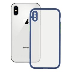 Mobiliojo telefono dėklas iPhone X , XS KSIX Duo Soft Mėlyna kaina ir informacija | Telefono dėklai | pigu.lt