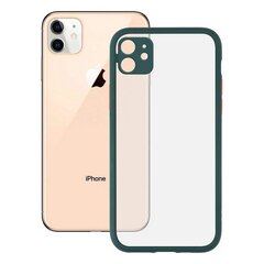 Чехол для мобильного телефона iPhone 12 Ksix Duo Soft: Цвет - Зелёный цена и информация | Чехлы для телефонов | pigu.lt