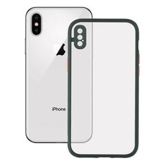 KSIX dėklas, skirtas iPhone X/XS, žalias kaina ir informacija | Telefono dėklai | pigu.lt