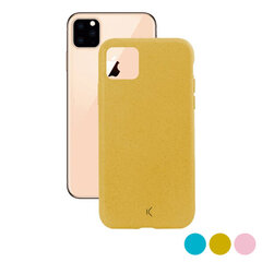 Чехол для мобильного телефона iPhone 11 Pro Max Ksix Eco-Friendly: Цвет - Жёлтый цена и информация | Чехлы для телефонов | pigu.lt