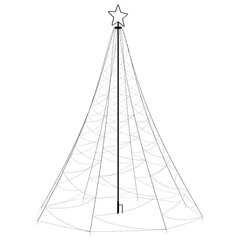 Kalėdų eglutė su metaliniu stulpu, 5 m цена и информация | Искусственные елки | pigu.lt
