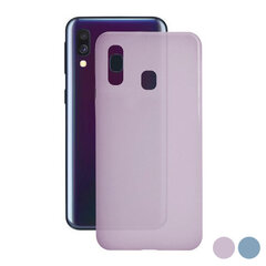 Mobiliojo telefono dėklas Samsung Galaxy A40 KSIX Color Liquid: Spalva - Mėlyna kaina ir informacija | Telefono dėklai | pigu.lt