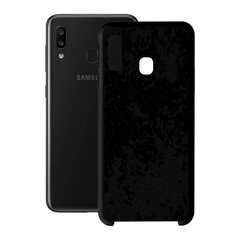 Mobiliojo telefono dėklas Samsung Galaxy A30 KSIX Soft: Spalva - Nero kaina ir informacija | Telefono dėklai | pigu.lt
