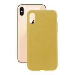 Чехол для мобильного телефона iPhone XS Max Ksix Eco-Friendly: Цвет - Жёлтый цена и информация | Чехлы для телефонов | pigu.lt