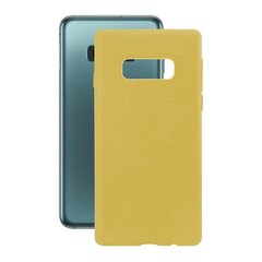Mobiliojo telefono dėklas Samsung Galaxy S10e KSIX Eco-Friendly: Spalva - Geltona kaina ir informacija | Telefono dėklai | pigu.lt