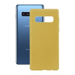 Mobiliojo telefono dėklas Samsung Galaxy S10+ KSIX Eco-Friendly: Spalva - Rožinė kaina ir informacija | Telefono dėklai | pigu.lt