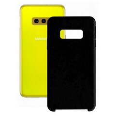 Чехол для мобильного телефона Samsung Galaxy S10e Ksix: Цвет - Чёрный цена и информация | Чехлы для телефонов | pigu.lt