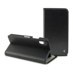 Folio Ksix, skirtas Iphone Xs Max, juodas kaina ir informacija | Telefono dėklai | pigu.lt