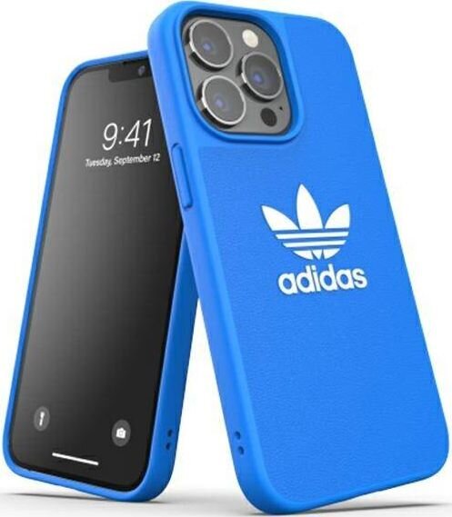 Adidas OR Moulded Case Basic skirtas iPhone 13 Pro 47097, mėlynas kaina ir informacija | Telefono dėklai | pigu.lt